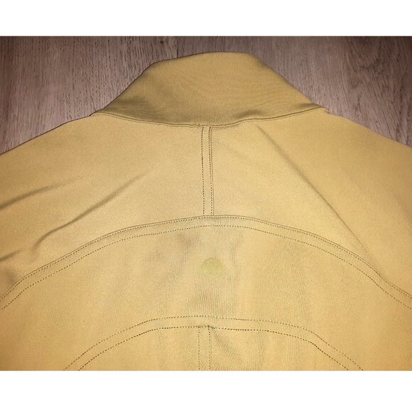 Lululemon InStill Full Zip Jacket Bronze Green Size 6 Activewear Running Yoga - Picture 12 of 14